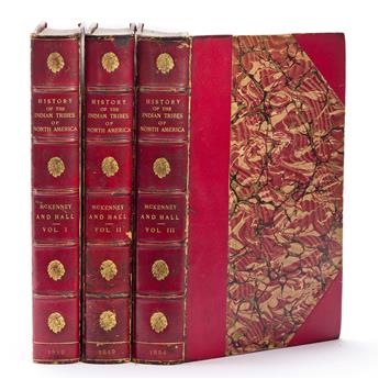 (AMERICAN INDIANS.) Thomas McKenney and James Hall. History of the Indian Tribes of North America.